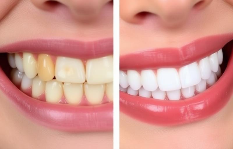 Professional Teeth Whitening before and after